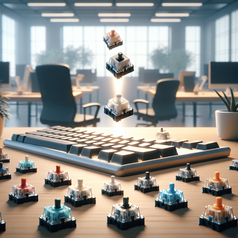 The Quietest Mechanical Keyboard Switches for Office Use
