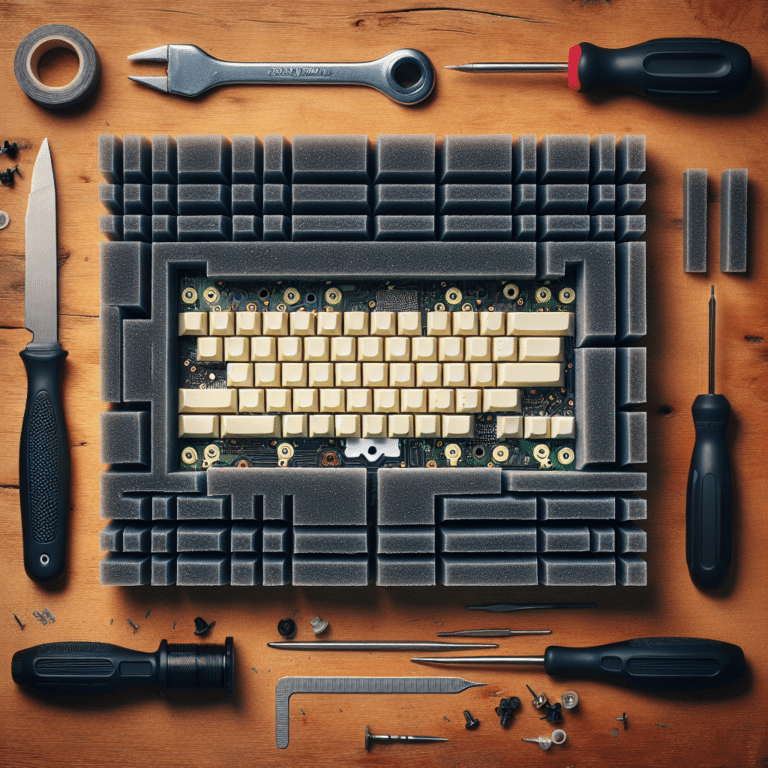 The Art of Adding Dampening Foam to Mechanical Keyboards