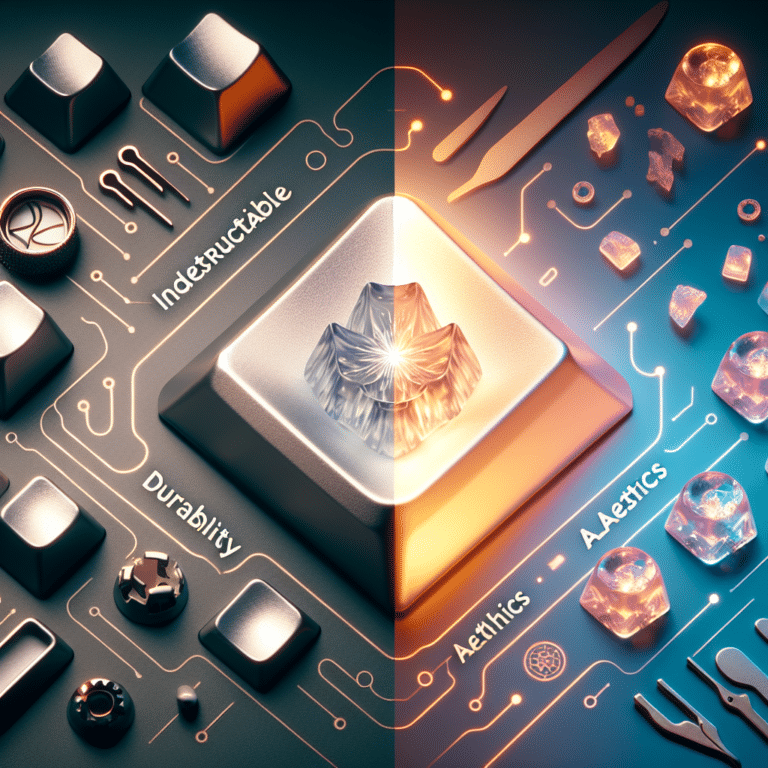 Durability vs Aesthetics: Keycap Material Differences Explained