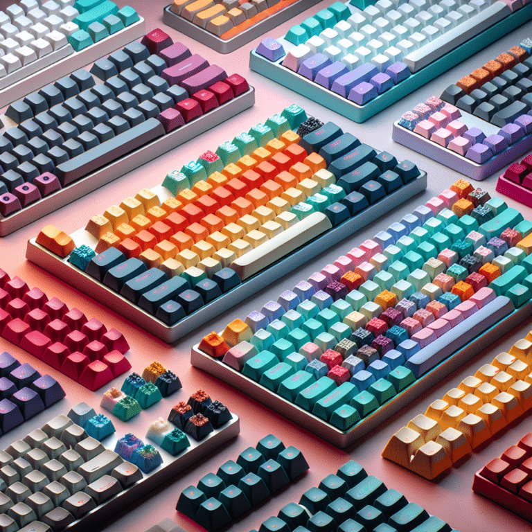 Not Just About Looks: Top Keycap Sets for Aesthetic Builds