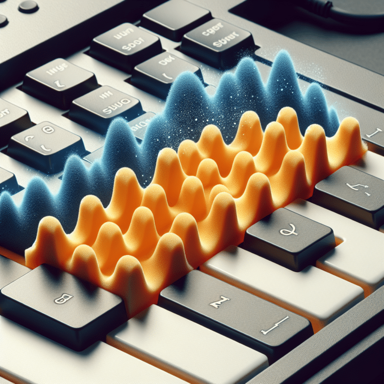 Sound Enhancement with Dampening Foam in Keyboards